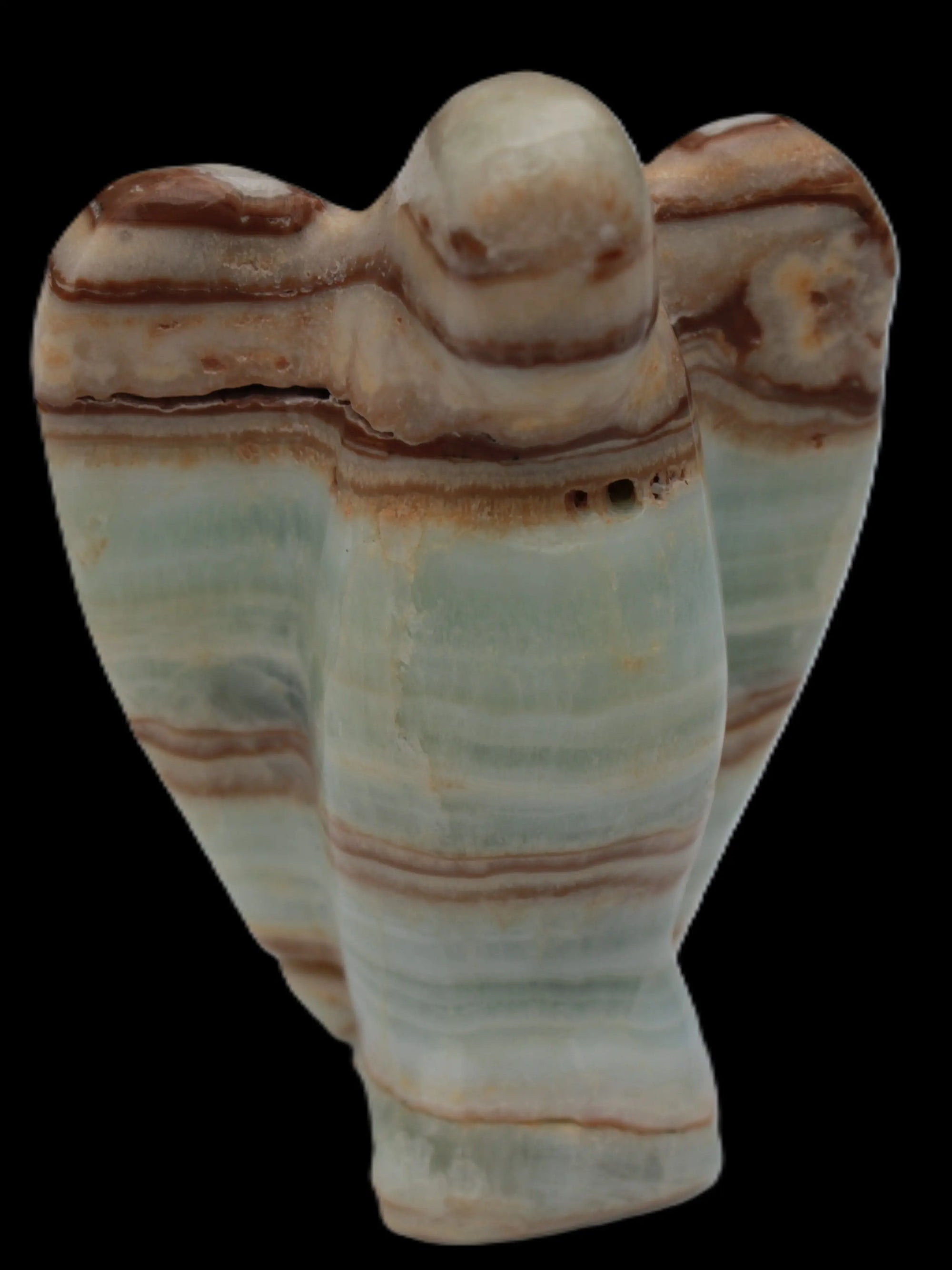 Caribbean Calcite hand-carved Angel 135g Rocks and Things