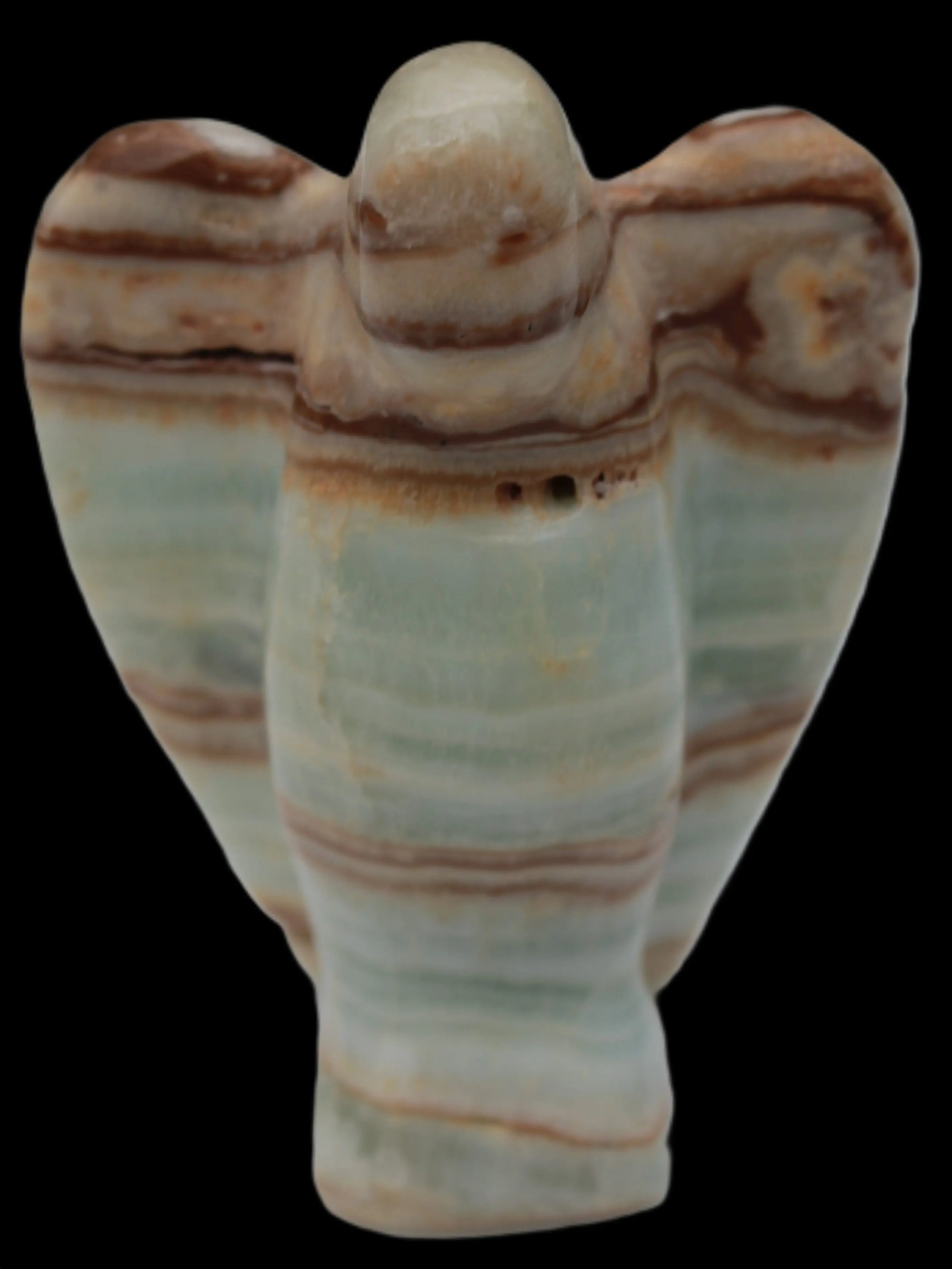 Caribbean Calcite hand-carved Angel 135g Rocks and Things