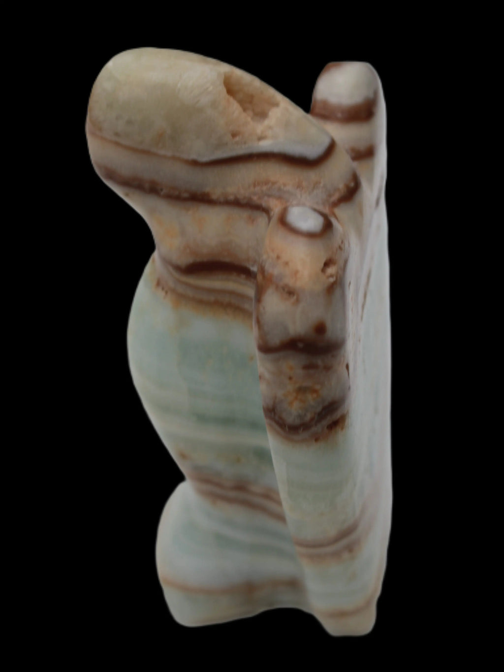 Caribbean Calcite hand-carved Angel 135g Rocks and Things
