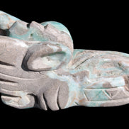 Caribbean Calcite hand-carved dragon's head 675g Rocks and Things Store