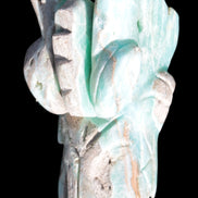 Caribbean Calcite hand-carved dragon's head 675g Rocks and Things Store