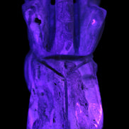 Caribbean Calcite hand-carved dragon's head 675g Rocks and Things Store