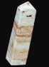 Caribbean aqua blue Calcite obelisk 381g Rocks and Things