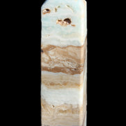 Caribbean aqua blue Calcite obelisk 381g Rocks and Things