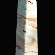 Caribbean aqua blue Calcite obelisk 381g Rocks and Things
