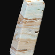 Caribbean aqua blue Calcite obelisk 381g Rocks and Things