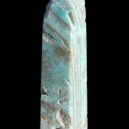 Caribbean Calcite aqua blue obelisk 170mm 539g in sunlight - Rocks and Things Store