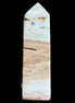 Caribbean aqua blue Calcite obelisk 694g Rocks and Things
