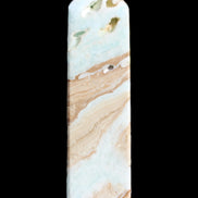 Caribbean aqua blue Calcite obelisk 694g Rocks and Things