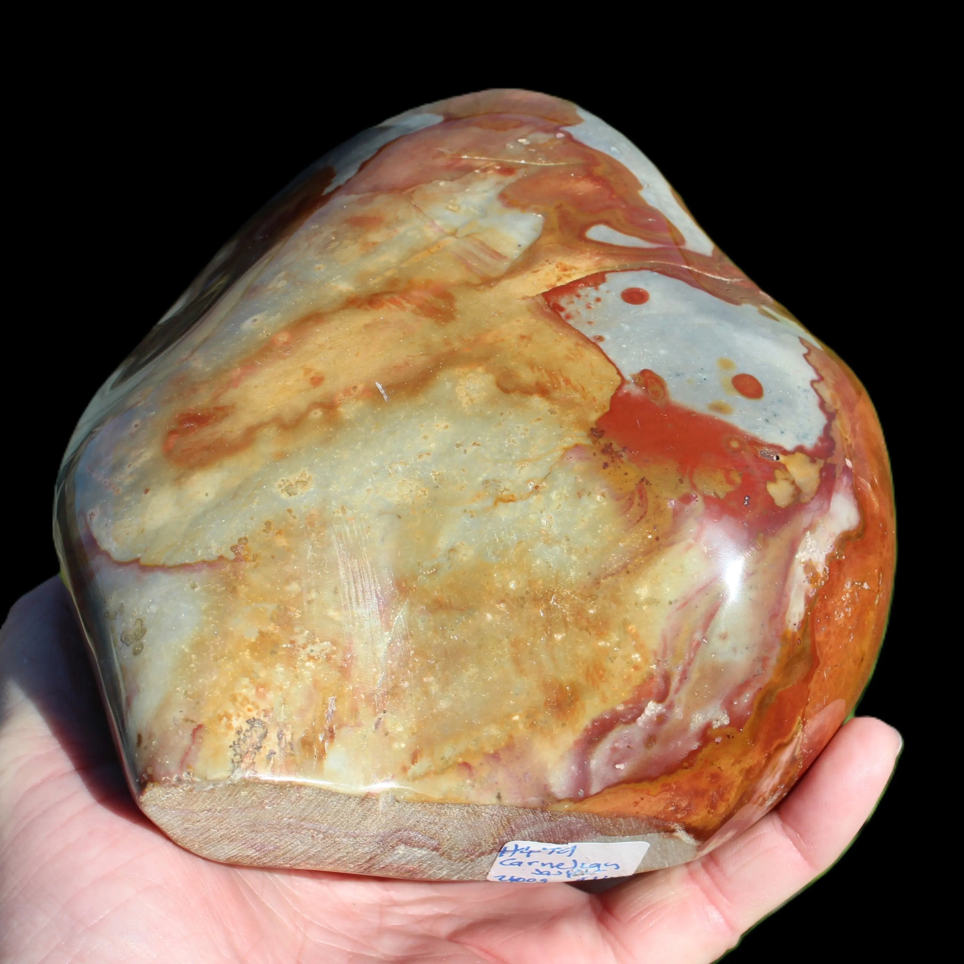 Carnelian Jasper freeform 160*140mm 2400g Rocks and Things Store
