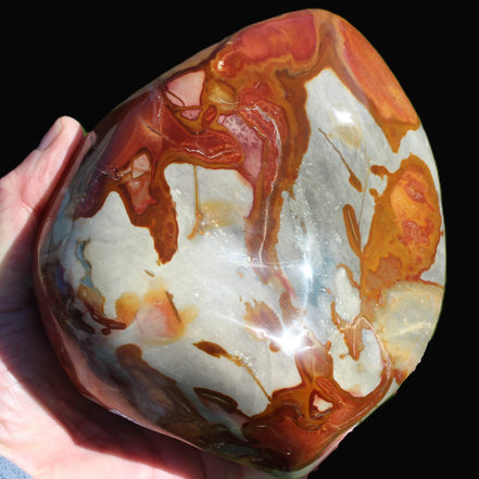 Carnelian Jasper freeform 160*140mm 2400g Rocks and Things Store