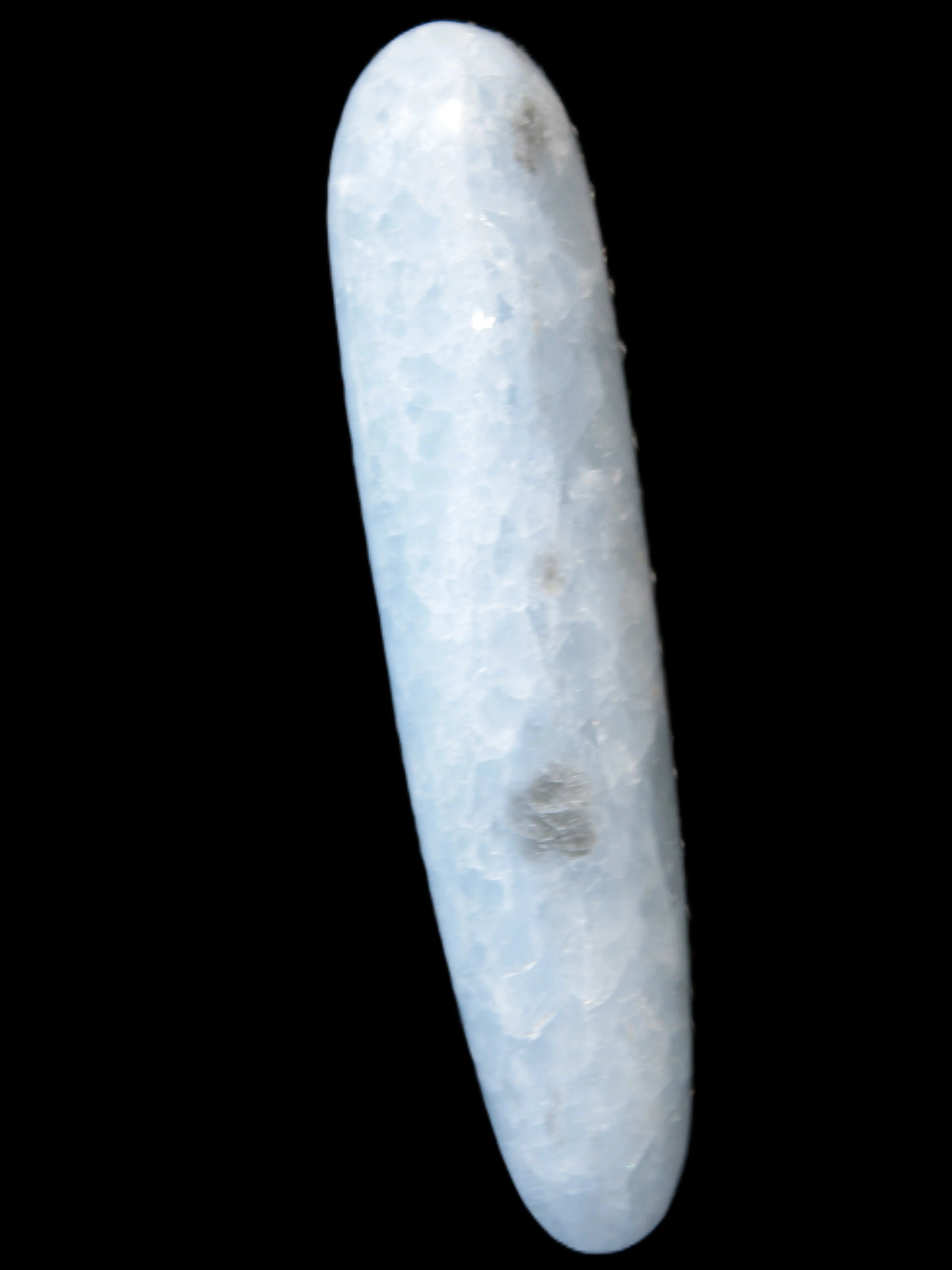 Celestite hand-carved massage wand, various sizes Rocks and Things Store