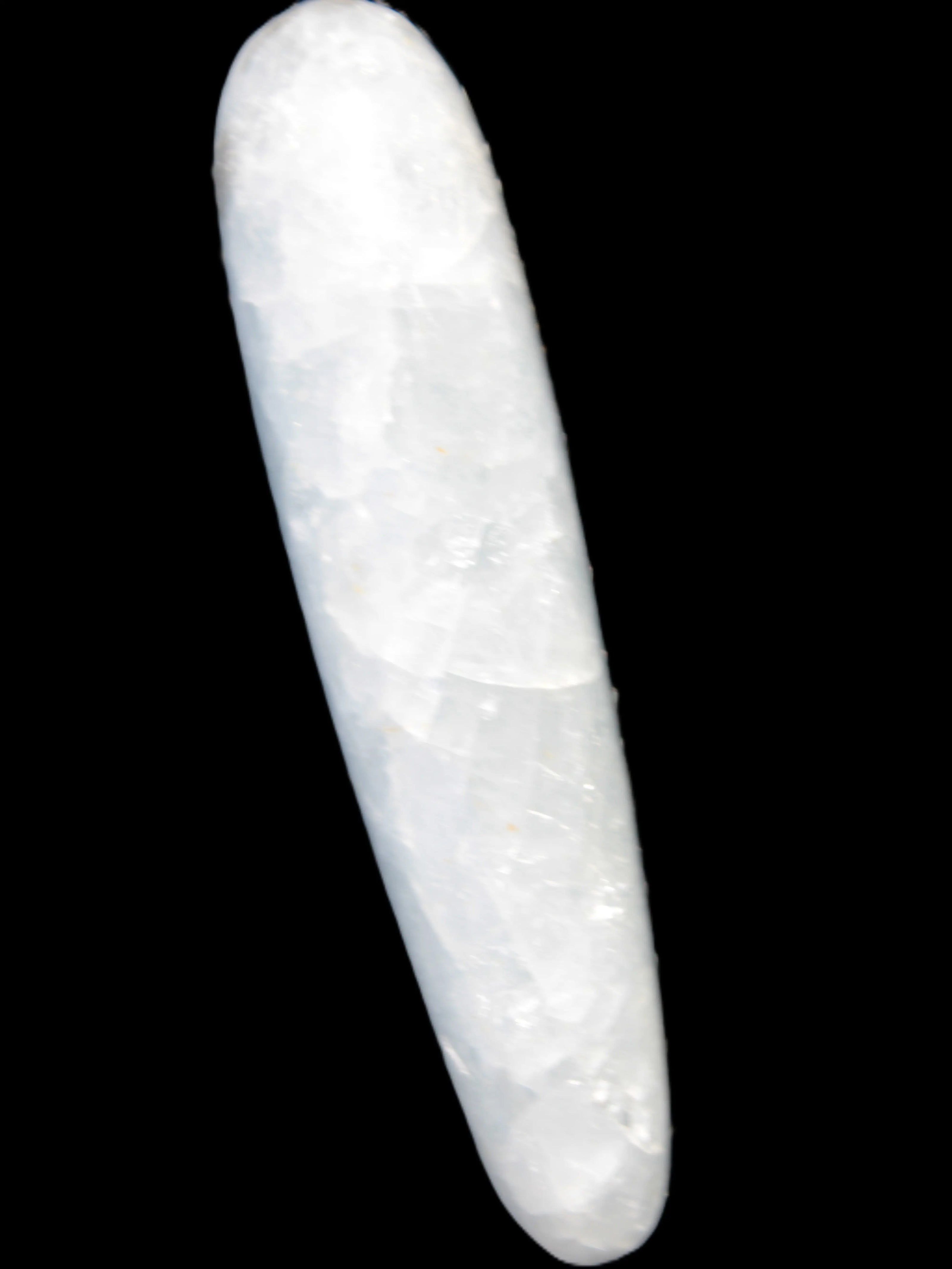 Celestite hand-carved massage wand, various sizes Rocks and Things Store