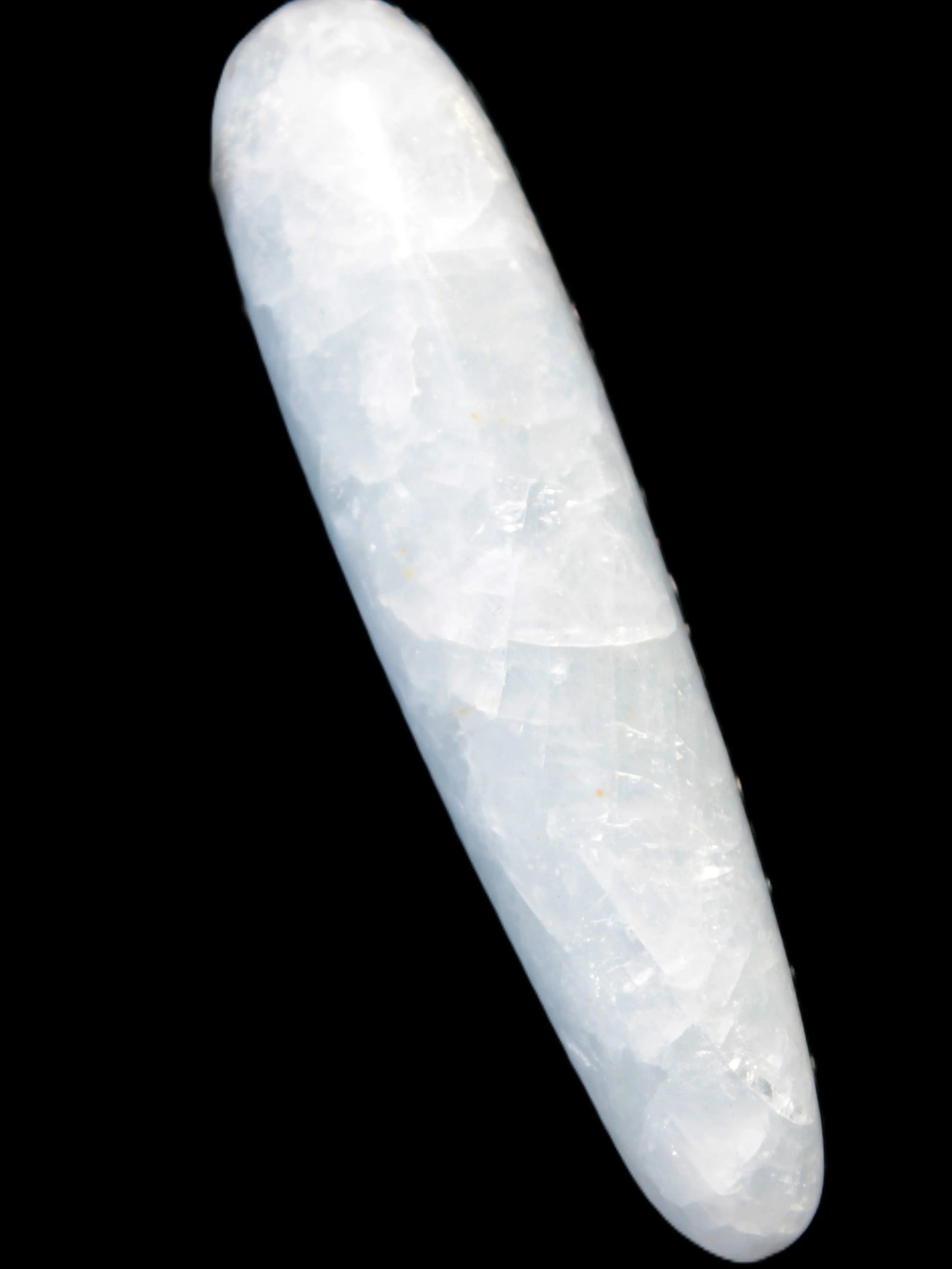 Celestite hand-carved massage wand, various sizes Rocks and Things Store