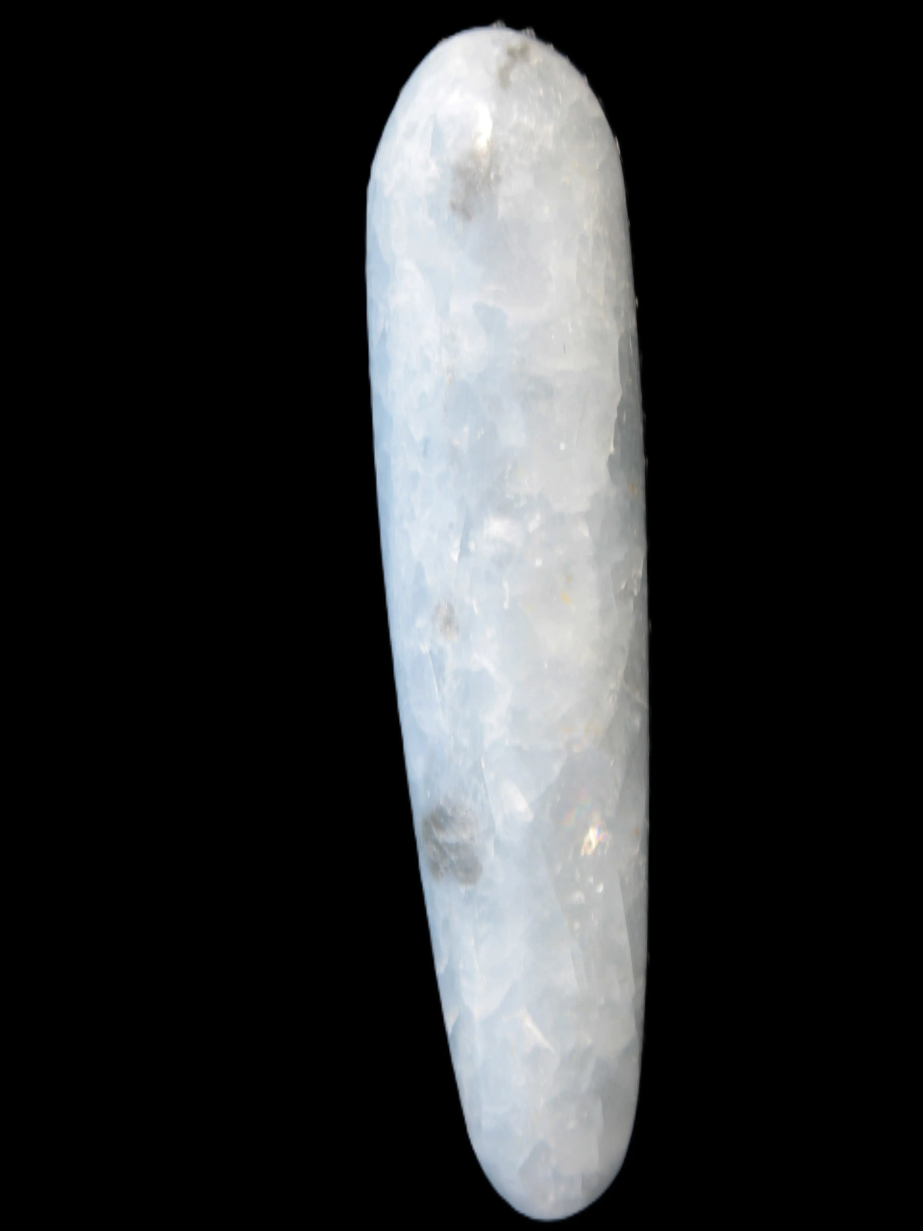 Celestite hand-carved massage wand, various sizes Rocks and Things Store