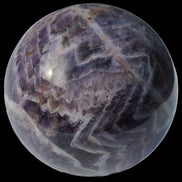 Chevron Fantasy Amethyst sphere 1389g - Rocks and Things Store