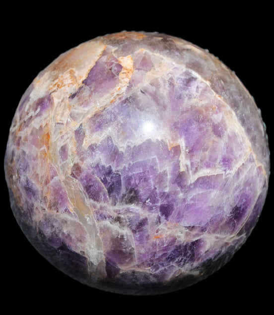 Chevron Fantasy Amethyst sphere 1424g Rocks and Things