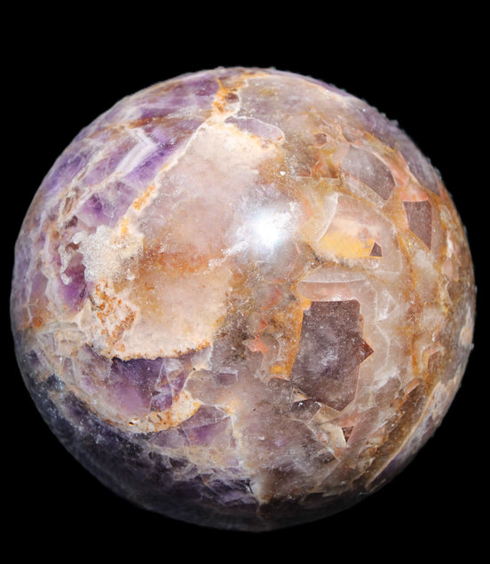 Chevron Fantasy Amethyst sphere 1424g Rocks and Things