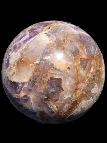 Chevron Fantasy Amethyst sphere 1424g Rocks and Things