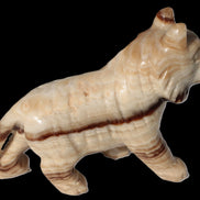 Chocolate Calcite hand-carved Wolf 572g Rocks and Things