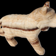 Chocolate Calcite hand-carved Wolf 572g Rocks and Things