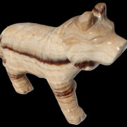 Chocolate Calcite hand-carved Wolf 572g Rocks and Things