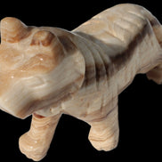 Chocolate Calcite hand-carved Wolf 572g Rocks and Things