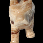 Chocolate Calcite hand-carved Wolf 572g Rocks and Things