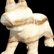 Chocolate Calcite hand-carved Wolf 572g Rocks and Things