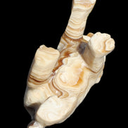 Chocolate Calcite hand-carved Wolf 572g Rocks and Things