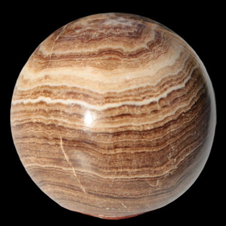 Chocolate Calcite sphere 52mm 185g Rocks and Things Store