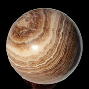 Chocolate Calcite sphere 52mm 185g Rocks and Things Store