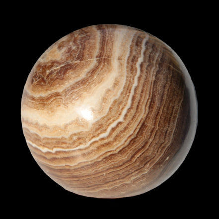 Chocolate Calcite sphere 52mm 185g Rocks and Things Store