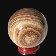 Chocolate Calcite sphere 52mm 185g Rocks and Things Store