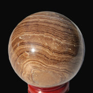 Chocolate Calcite sphere 52mm 185g Rocks and Things Store