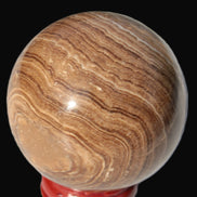 Chocolate Calcite sphere 52mm 185g Rocks and Things Store