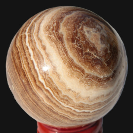 Chocolate Calcite sphere 52mm 185g Rocks and Things Store