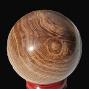 Chocolate Calcite sphere 52mm 185g Rocks and Things Store