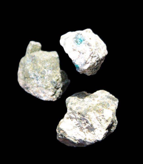 Chrysocolla with Epidote 3 stones 24-25g Rocks and Things Store