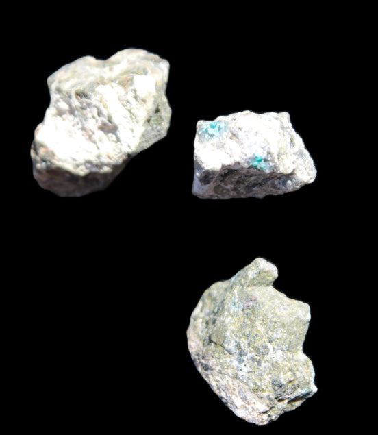 Chrysocolla with Epidote 3 stones 24-25g Rocks and Things Store