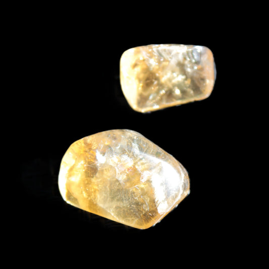 Citrine 2 high-quality polished crystals 5g Rocks and Things