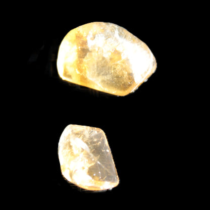 Citrine 2 high-quality polished crystals 5g Rocks and Things