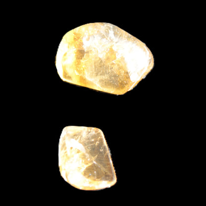 Citrine 2 high-quality polished crystals 5g Rocks and Things