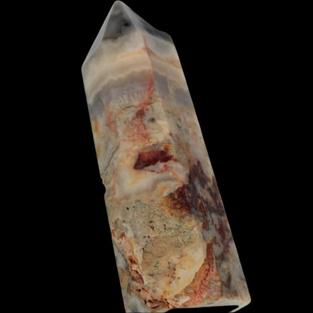 Claybank Agate Marquise wand 59g - Rocks and Things Store