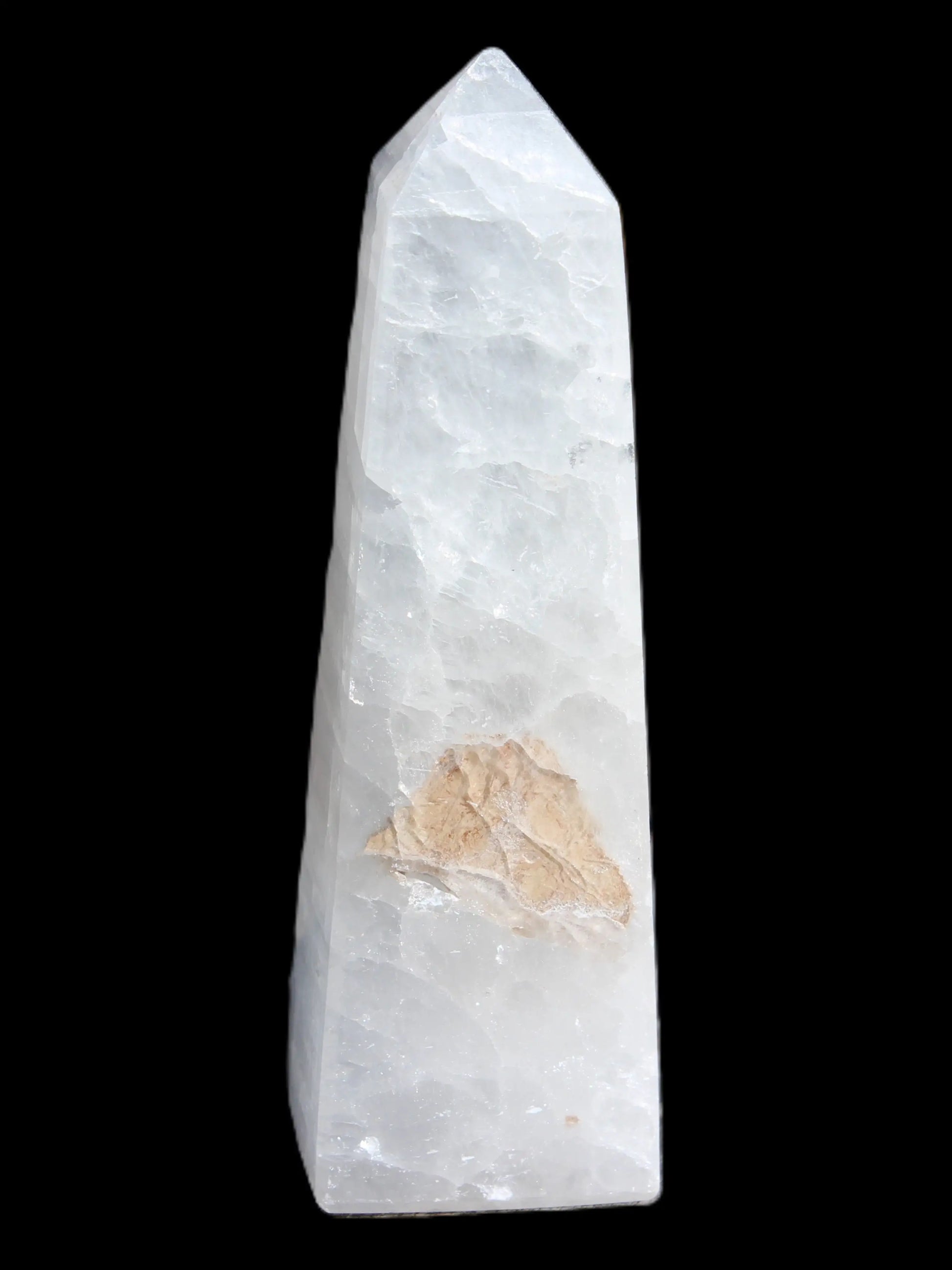Clear Calcite crystal obelisk 161g Rocks and Things