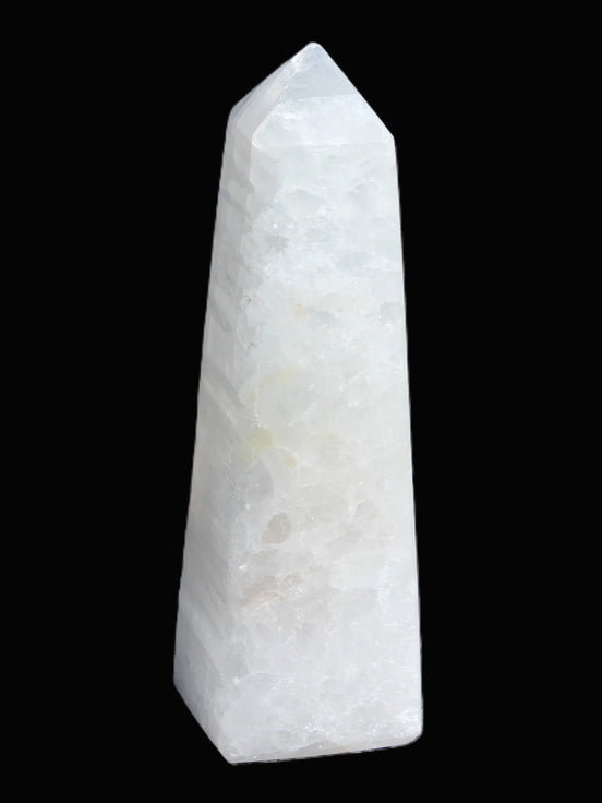 Clear Calcite crystal obelisk 161g Rocks and Things