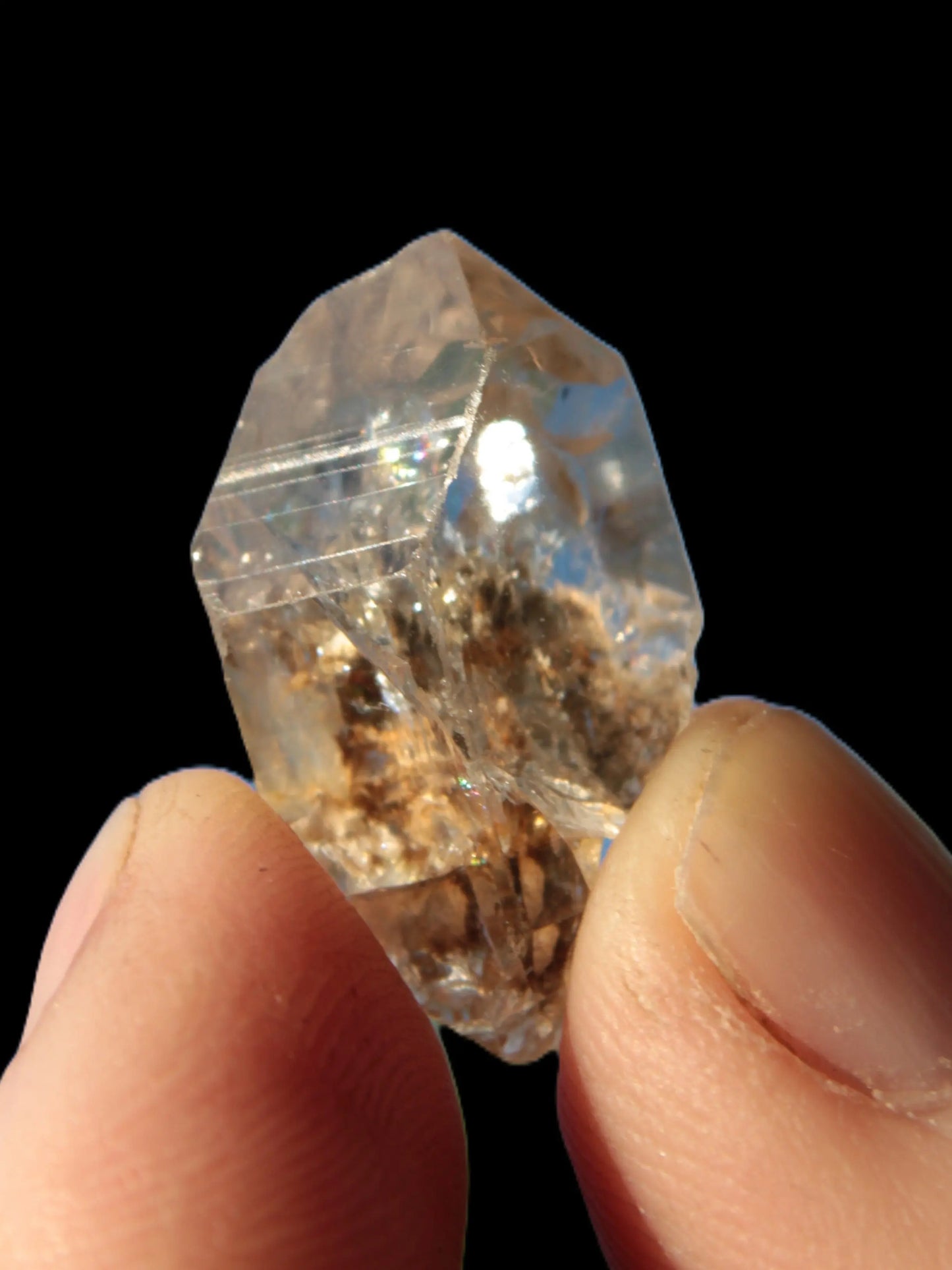 Clear Quartz Rainbow crystal from Skardu, Pakistan 23.9ct 4.8g Rocks and Things