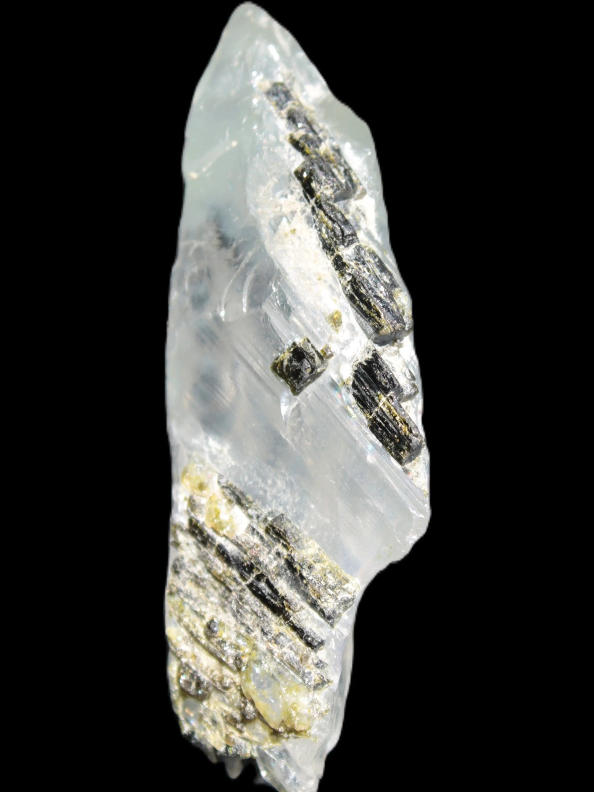 Clear Quartz with Green Tourmaline 34.8g Rocks and Things