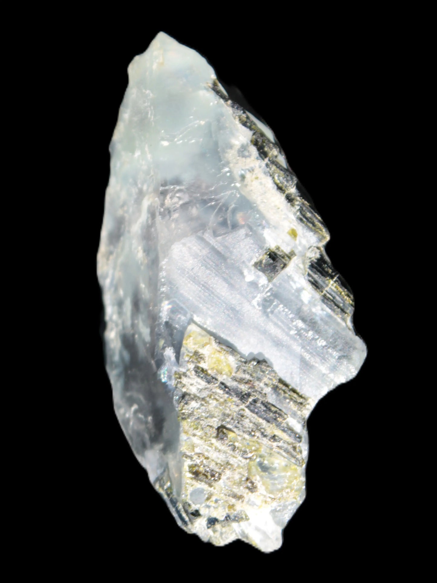 Clear Quartz with Green Tourmaline 34.8g Rocks and Things