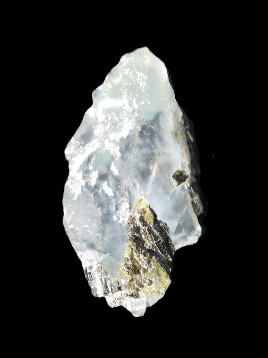 Clear Quartz with Green Tourmaline 34.8g Rocks and Things